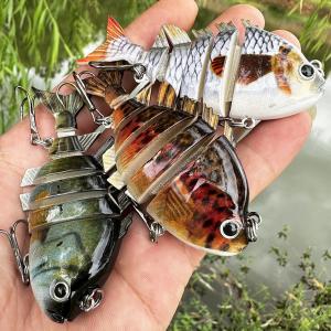 Lure Bait 6 Sections Multi-section Fish 8cm16g Bionic Plastic Hard Bait Lure Bait 6 Sections Multi-section Fish 8cm16g Bionic Plastic Hard Bait